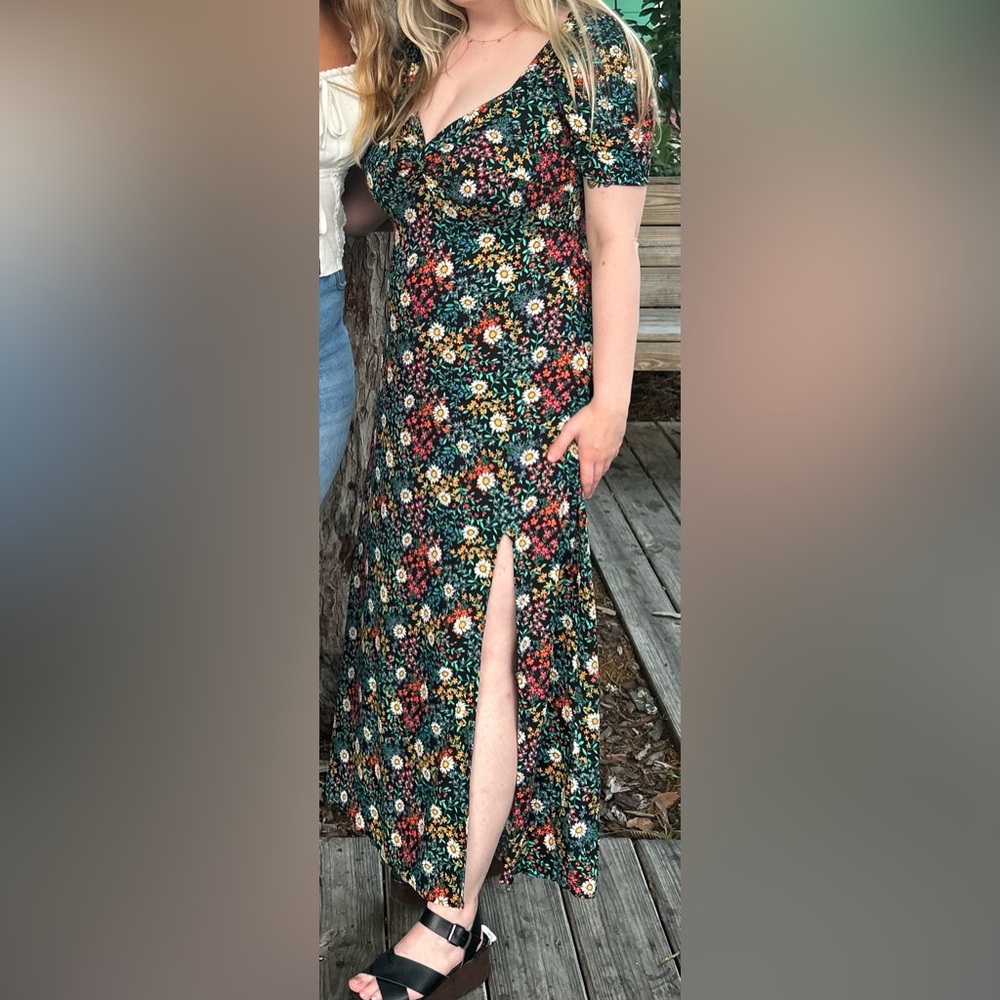 Dress Forum Multicolor Floral A-Line Skirt